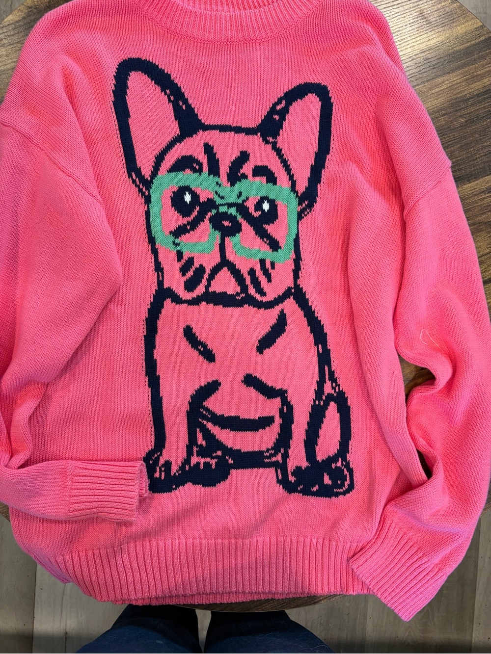 OXKNIT Hot Pink Knit Top